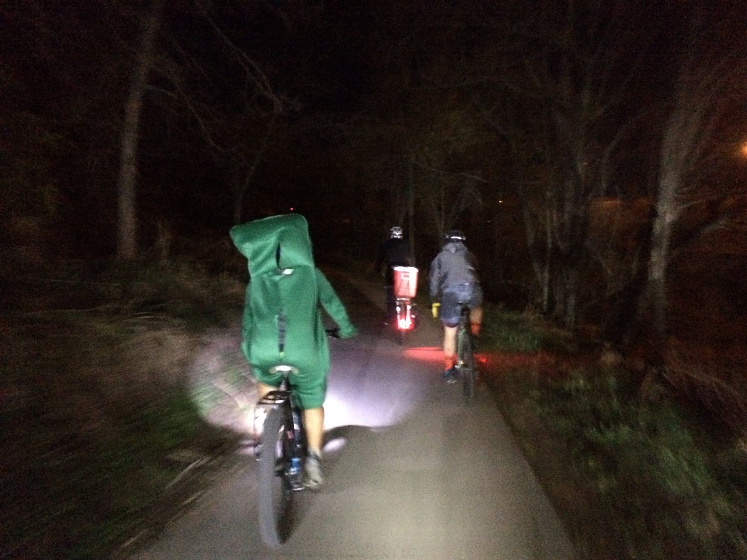That's Chad on a Big Dummy (the cooler and jukebox are aftermarket).
