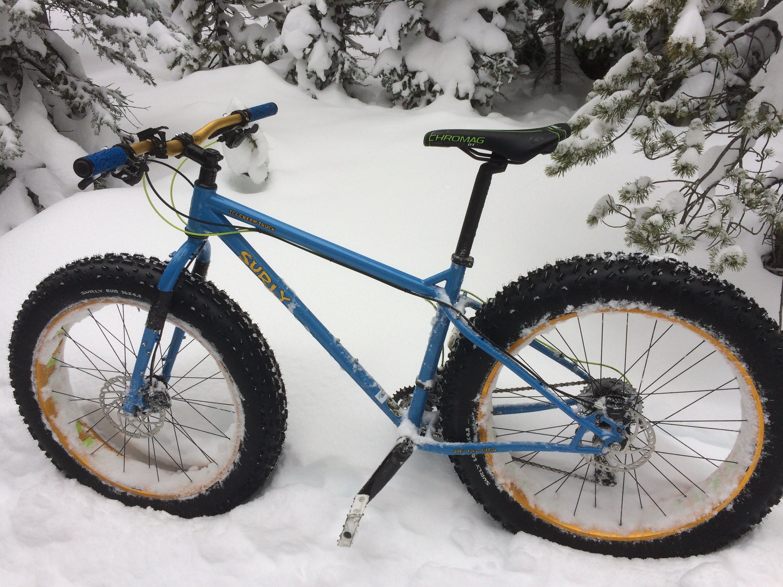 The Fatbike Paradox: they stay upright until you ride them.