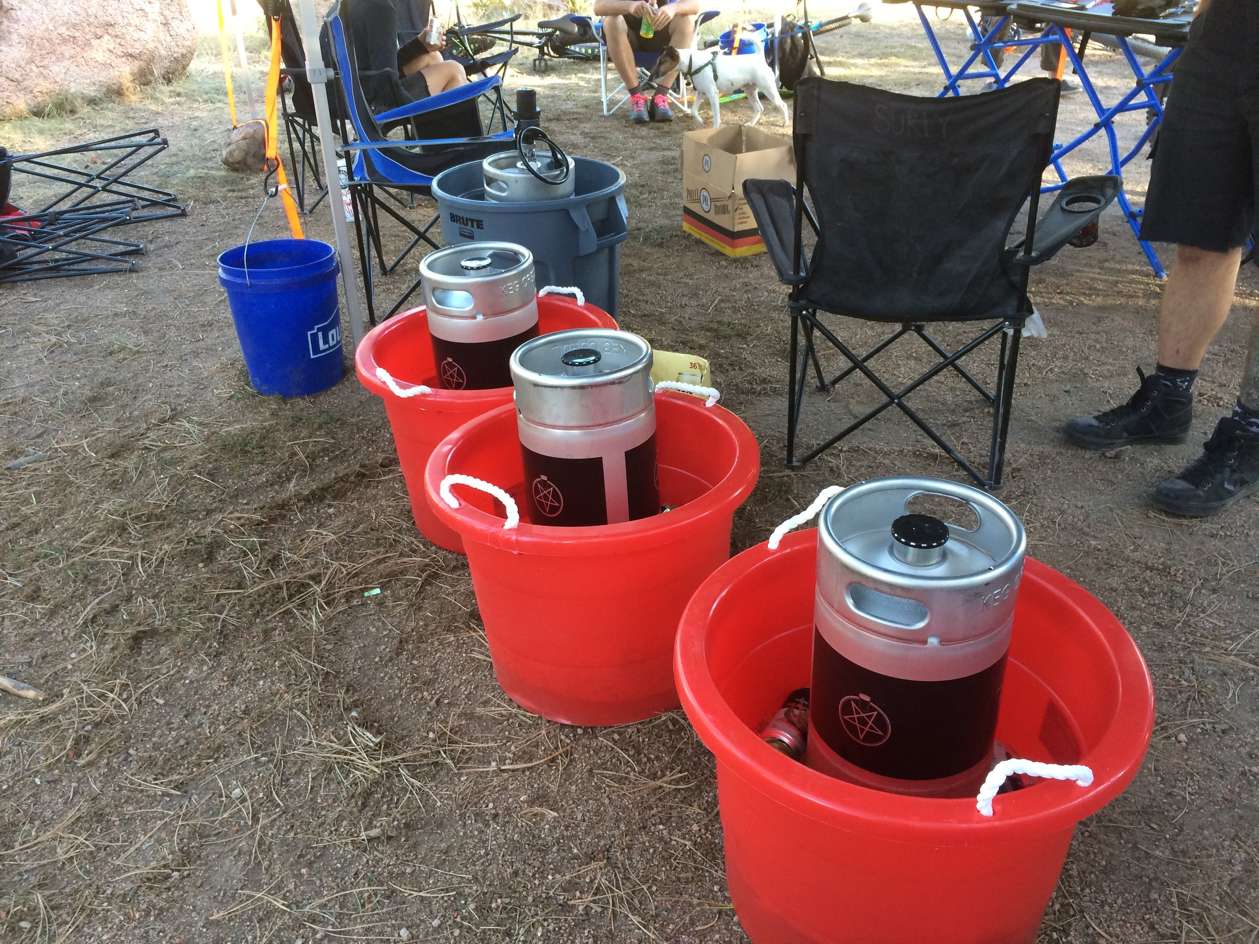 Some beer from our pals at Call to Arms, Trve Brewing, and Prost.