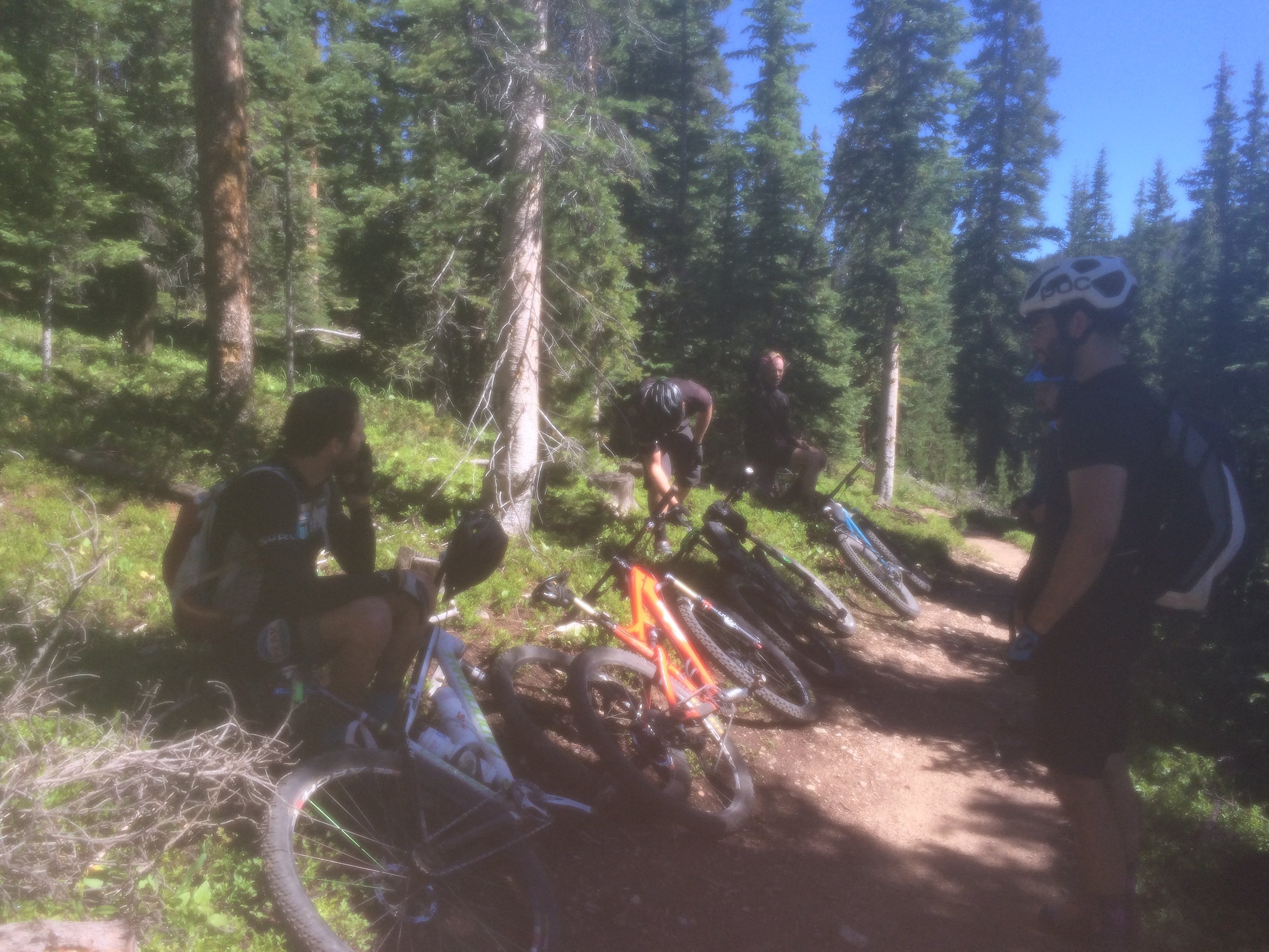 Climb until it makes your camera blurry.