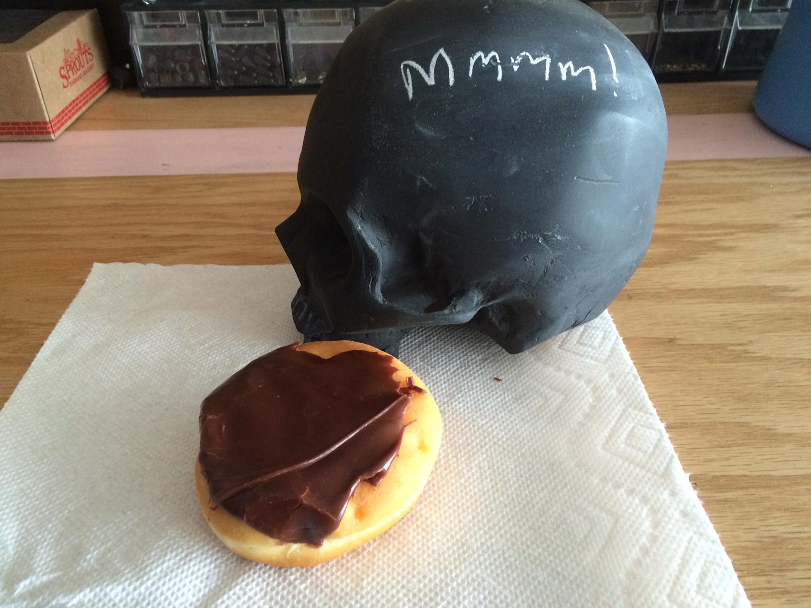 Not pictured: second and third donuts that I definitely did not earn but ate anyway.