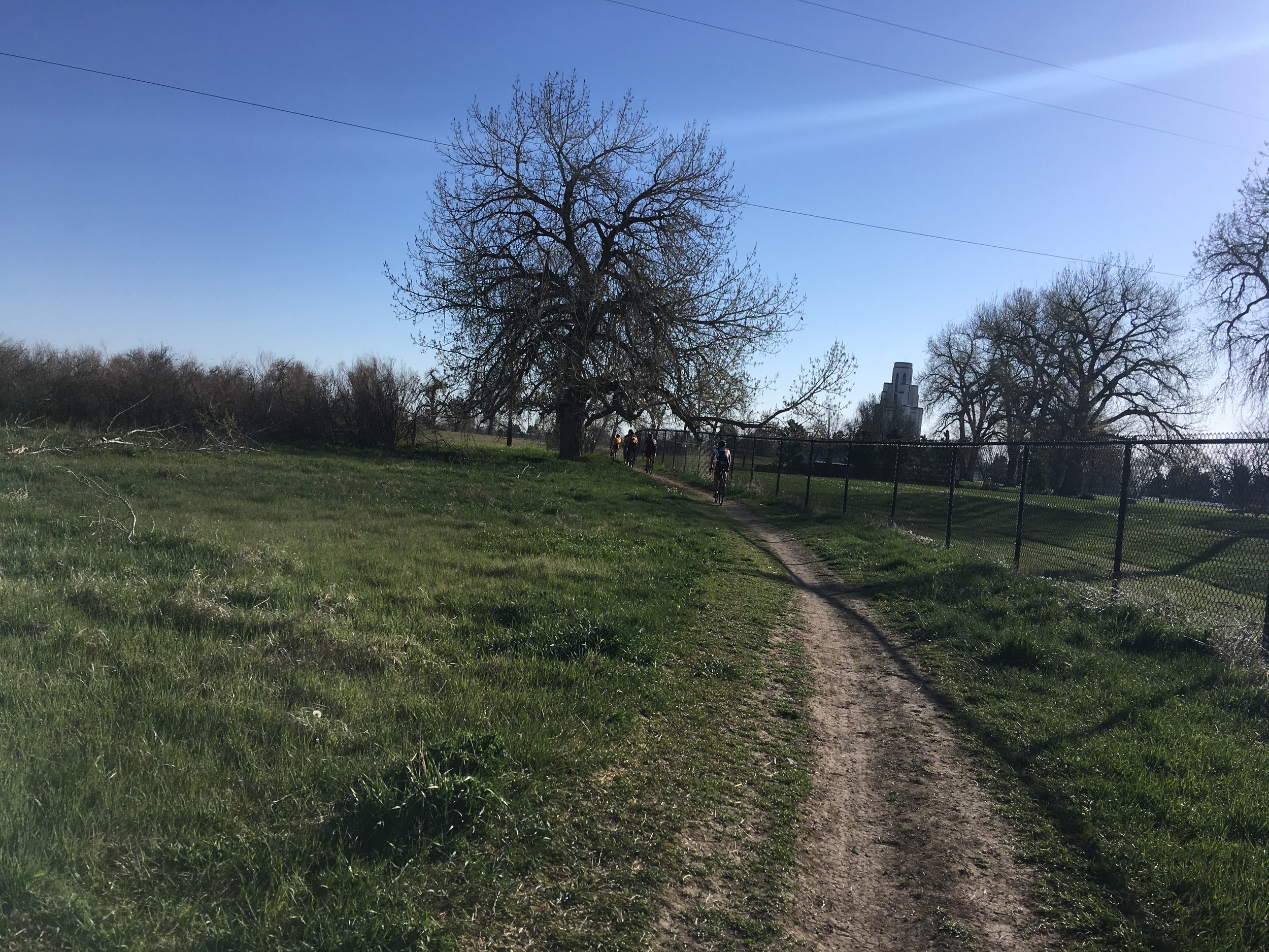 I enjoy riding past cemeteries, for reasons you can read about here.
