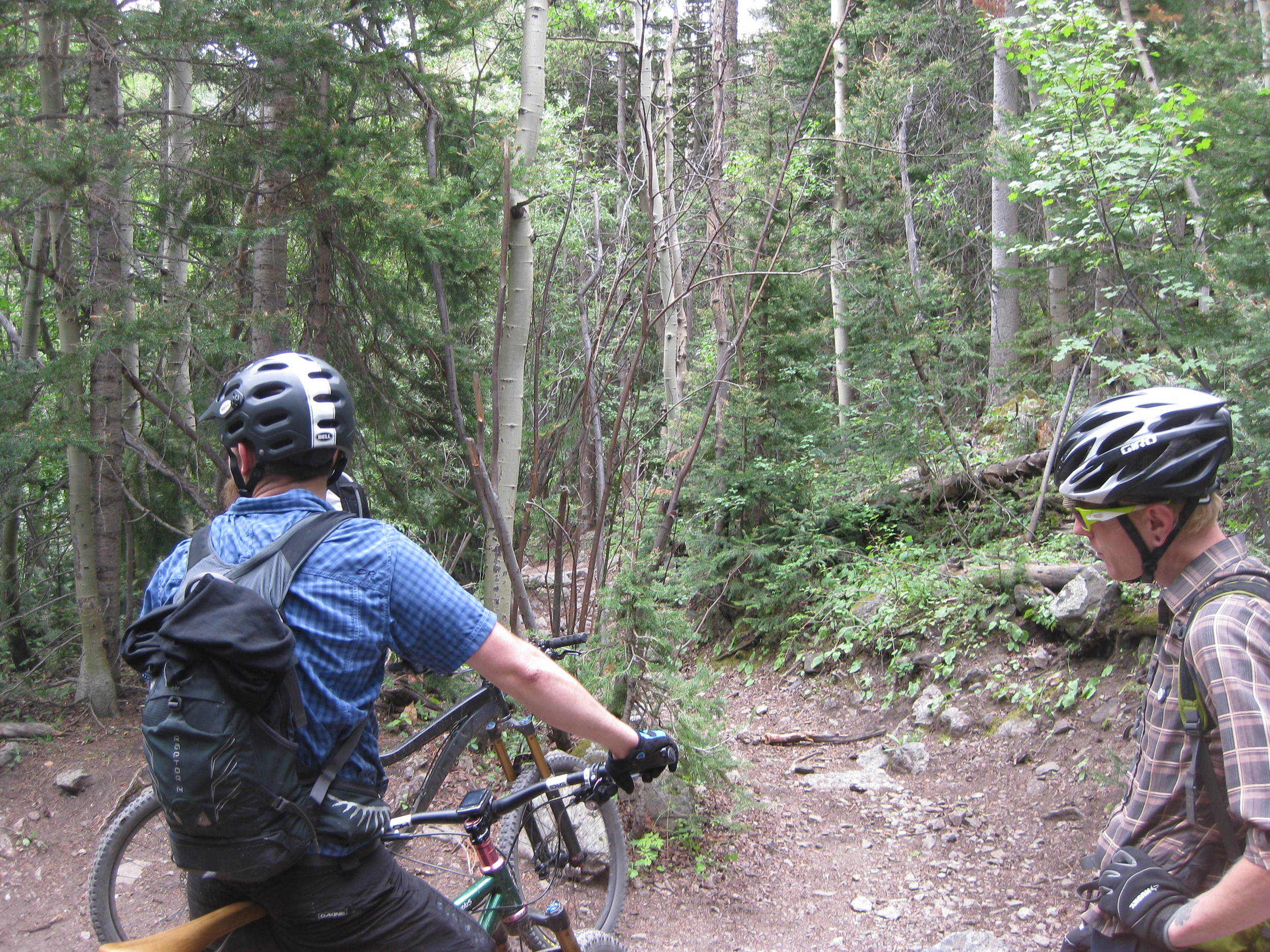 You, like these people, may tire of staring at dusty, blown-out trail, and may have to stop and gather and convene about whether to slog on or just mix up the poison Kool-Aid and end it.