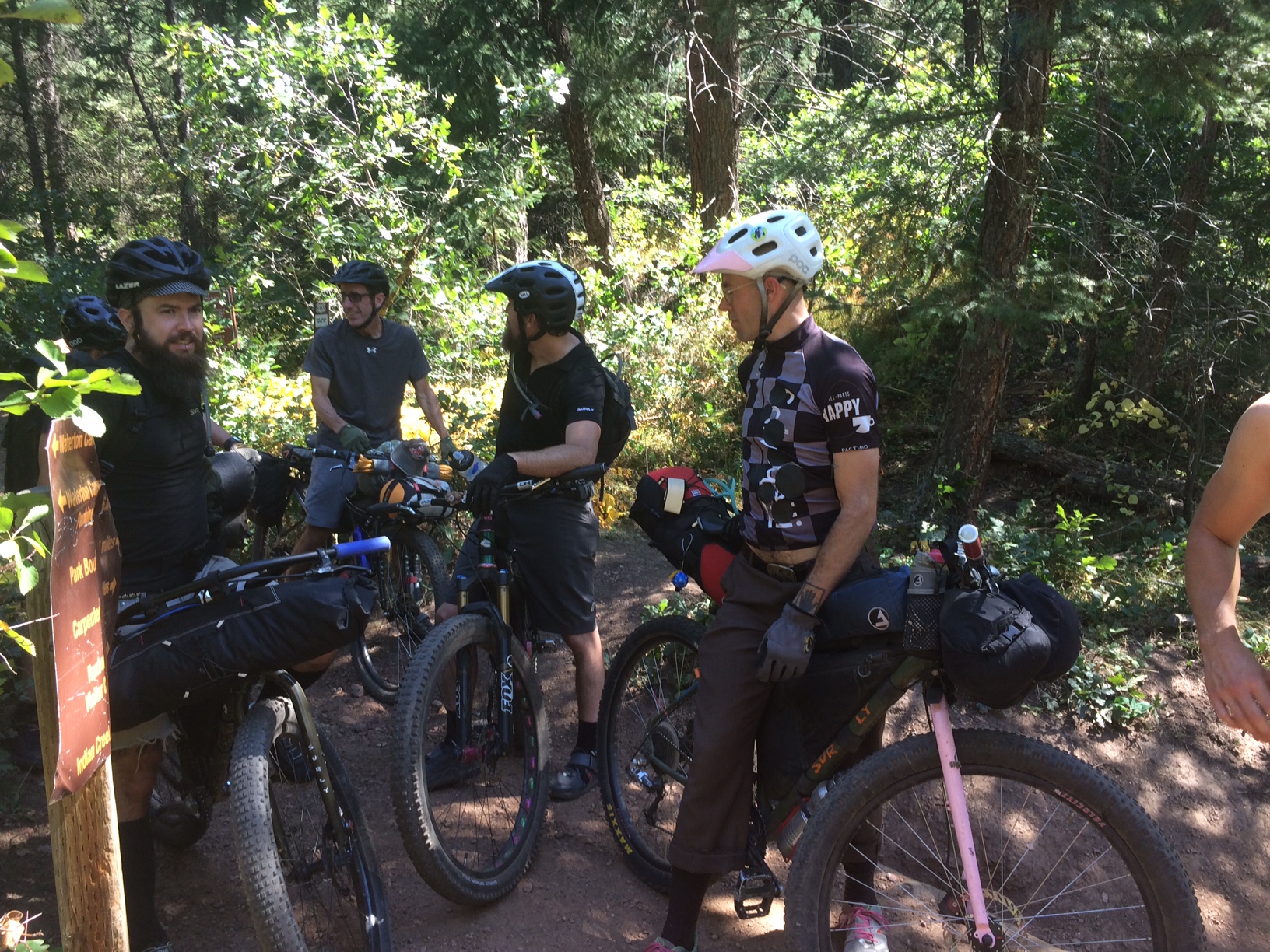 Trevor is contractually obligated to present his middle finger to any and all cameras. Thus, I delight in catching him off guard.