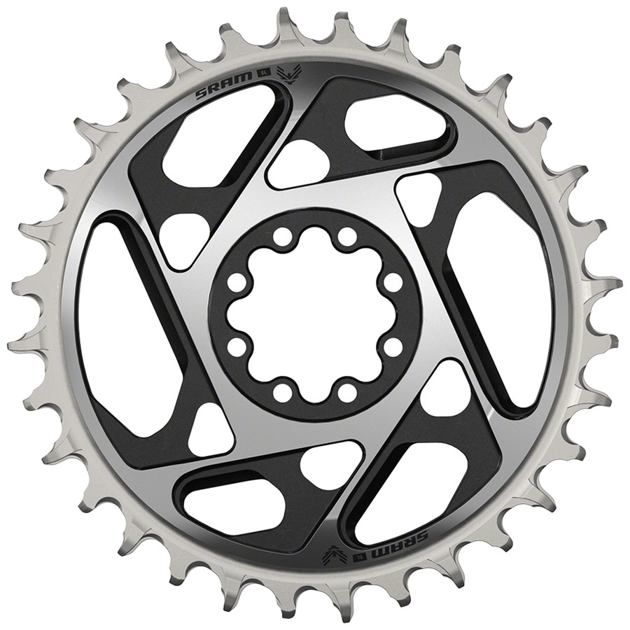 SRAM XX SL Eagle T-Type Direct Mount Chainring - Aluminum BLK/Silver D1