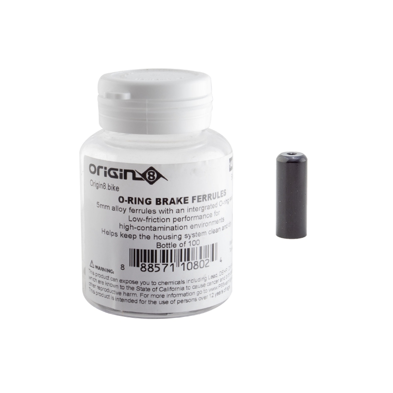 Origin8 O-Ring Gear Ferrules Gear 4mm Black