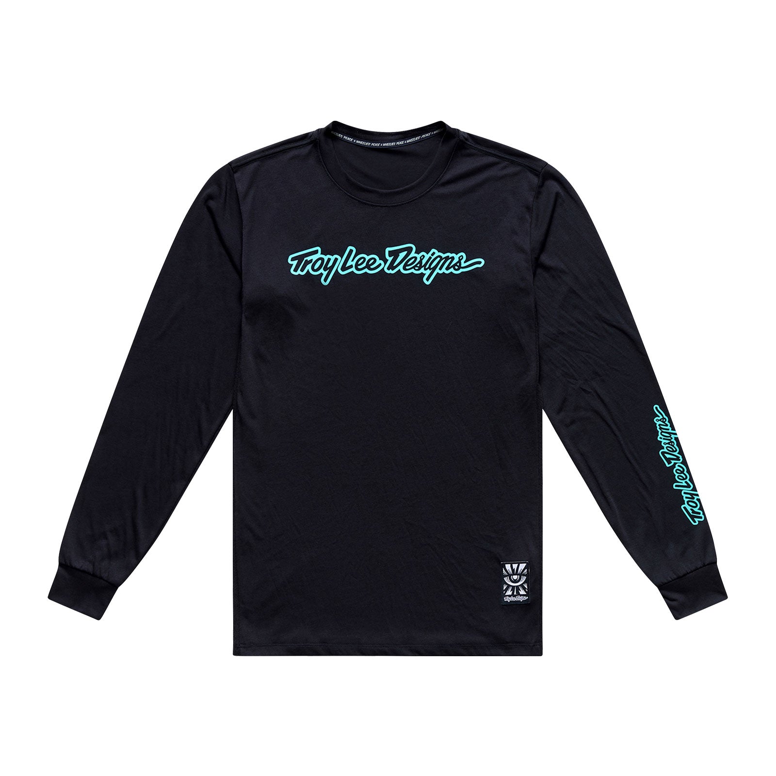 Skyline Ride LS Tee Signature Black / Real Teal Skyline Ride LS Tee Signature Black / Real Teal