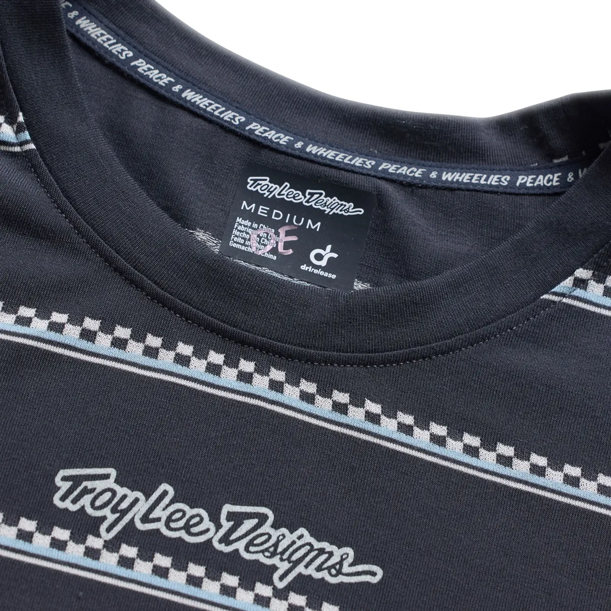 Womens Lilium Ride SS Tee Checked Out Carbon - Image 4