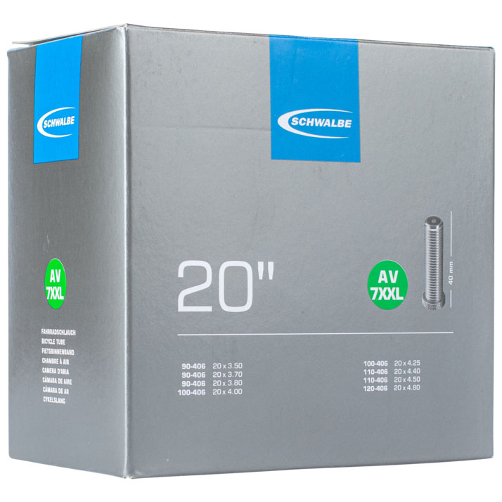 Schwalbe Butyl Tube 7XXL 20x3.5-4.8" SV 40mm