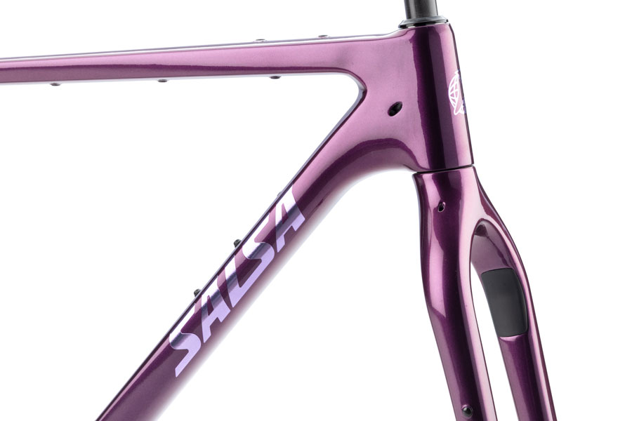 Salsa Cutthroat C Frameset - 29" Carbon Deep Orchid - Image 2