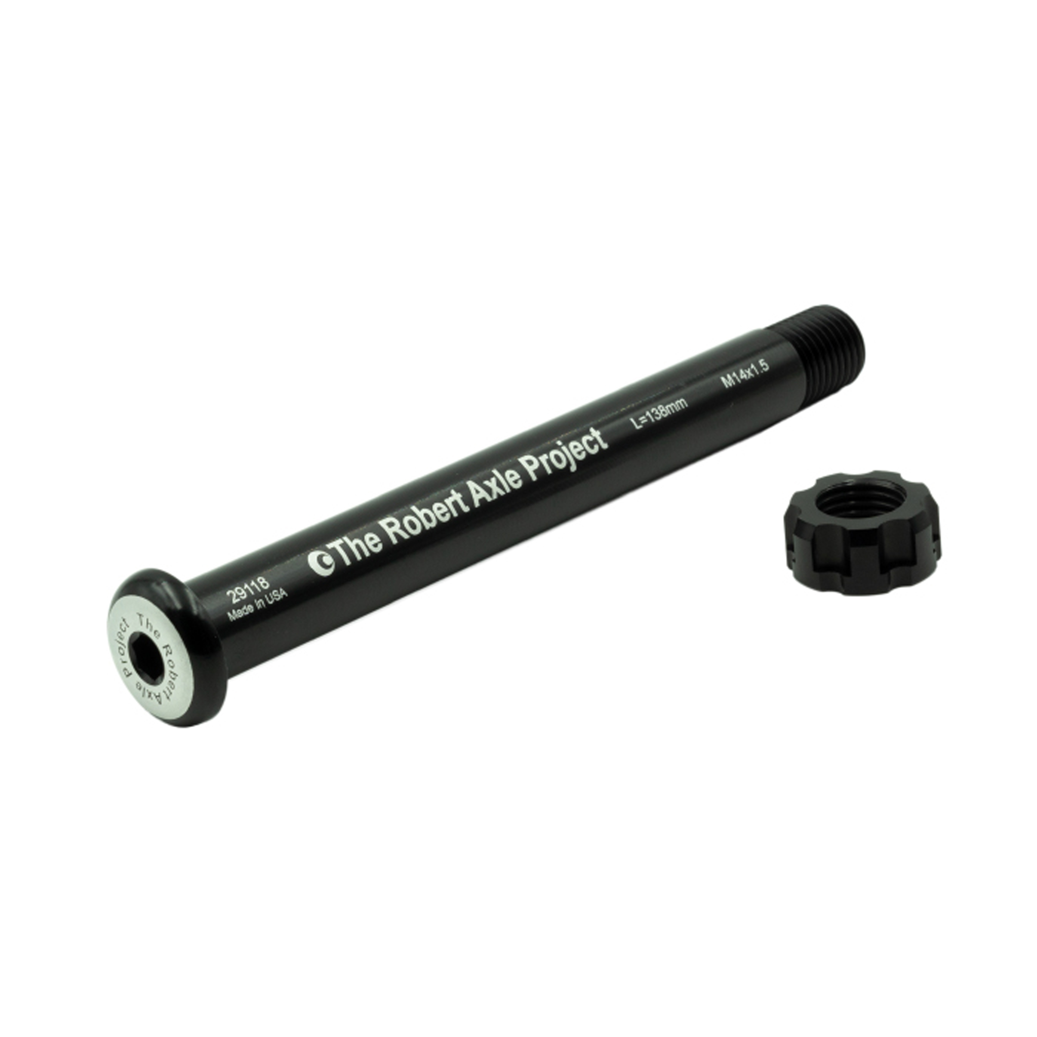 Robert Axle Project Lightning Thru-Axle Front RAT 15x100 - Black Robert Axle Project Lightning Thru-Axle Front RAT 15x100 - Black