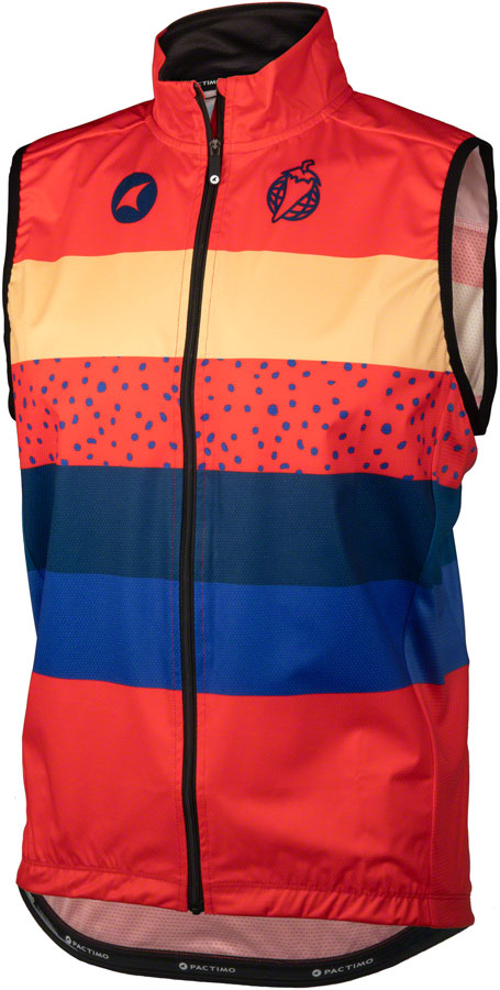 Salsa Team Polytone Men's Vest - Red w/ Stripes