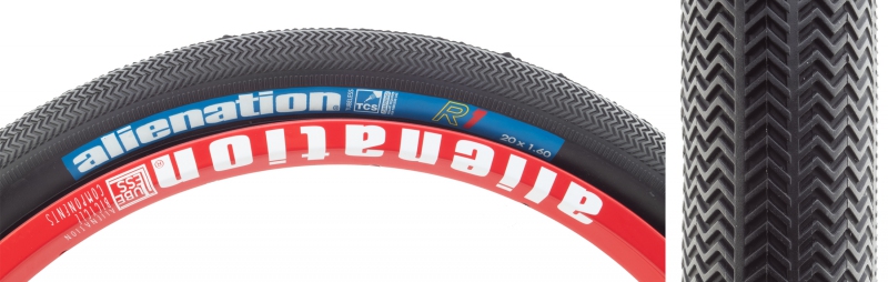 Alienation TCS R1 20x1.6 Tubeless Tire Alienation TCS R1 20x1.6 Tubeless Tire