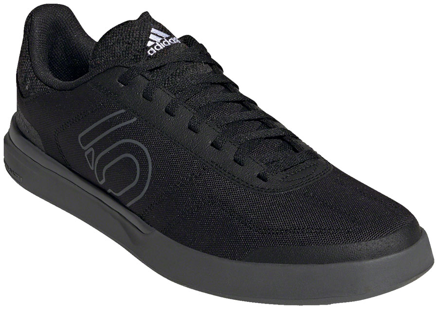 Five Ten Sleuth DLX Canvas Flat Shoes - Men's, Core Black/Gray Five/FTWR White
