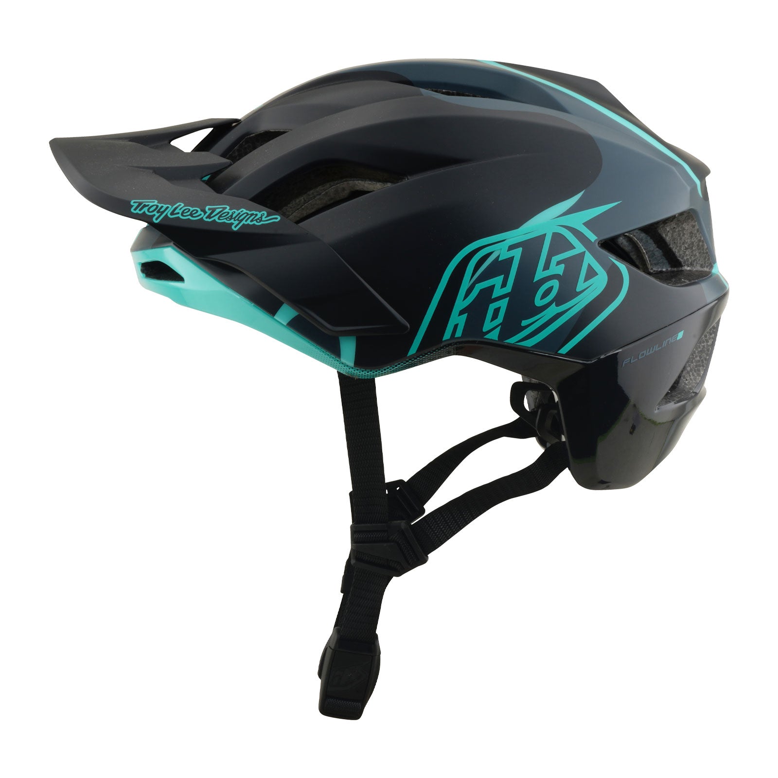 Flowline SE Helmet Badge Carbon / Real Teal Flowline SE Helmet Badge Carbon / Real Teal
