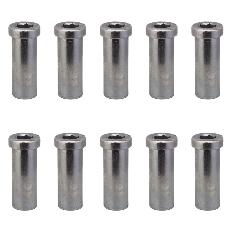 Sunlite Recessed Brake Nut Bag of 10 20mm Bolts- Nuts and Washers