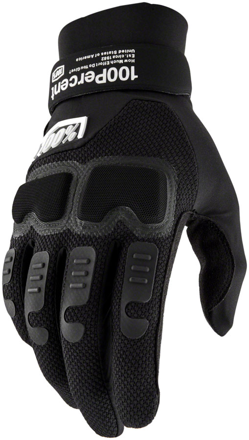100% Langdale Gloves - Black