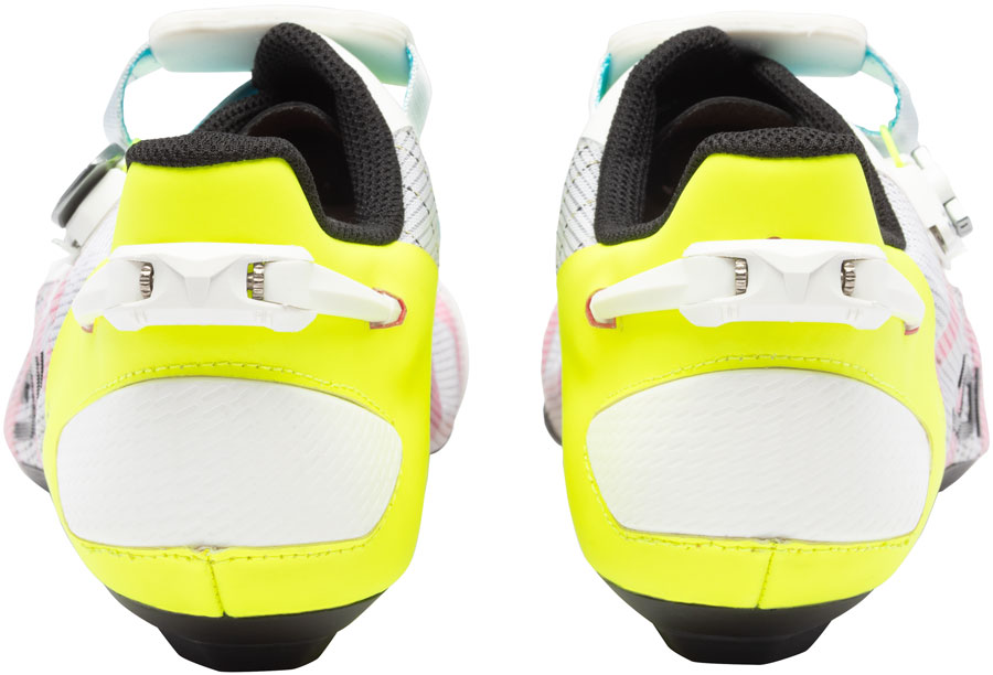 SIDI Wire 3 Road Shoes - Mens White/Yellow Fluo - Image 3