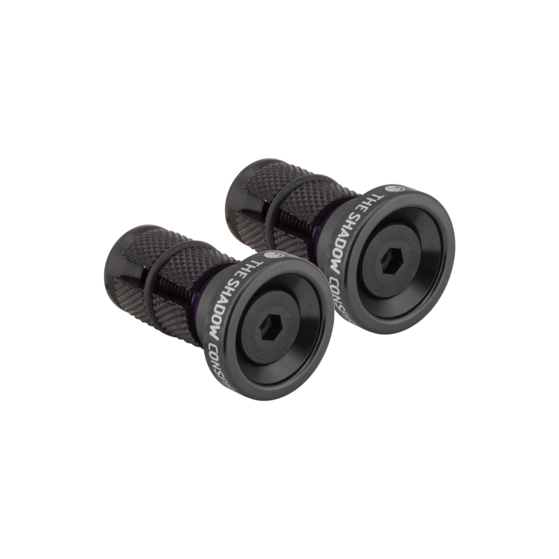 The shadow conspiracy Deadbolt Slim End Plugs Black 22.2mm