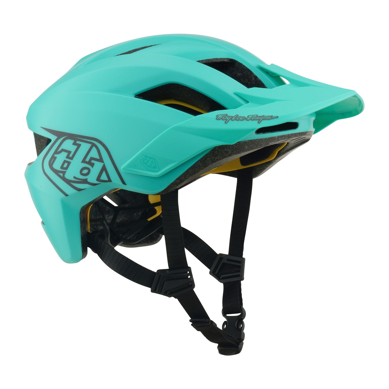Youth Flowline Helmet Point Charcoal / Real Teal - Image 7