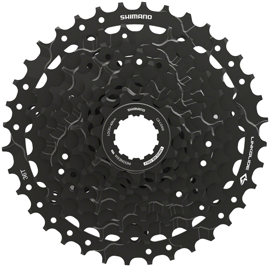 Shimano CUES  CS-LG300-10 Cassette - 10-Speed 11-39t LINKGLIDE Black variant 3