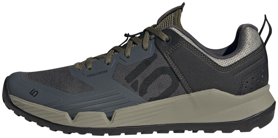 Five Ten Trailcross XT Flat Shoes - Men's, Gray Six/Core Black/Olive Strata - Image 4