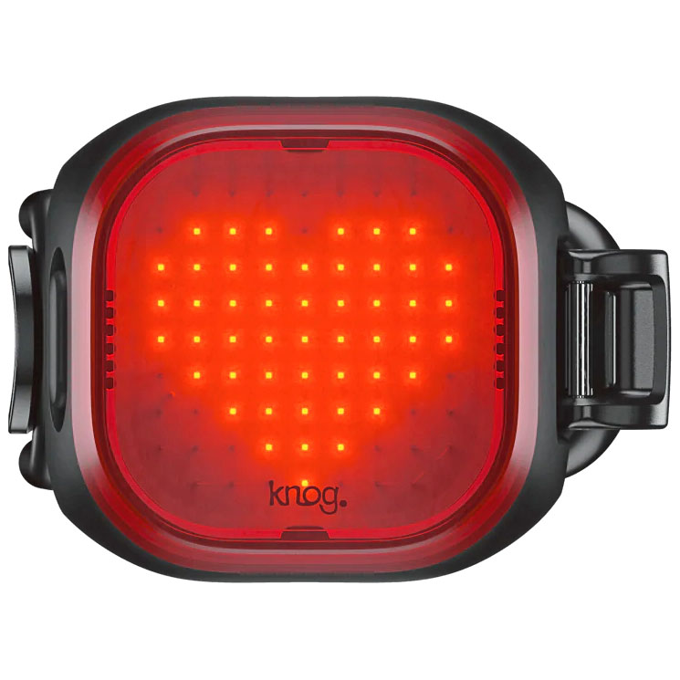 Knog Blinder Mini Light Love Pattern Rear Black