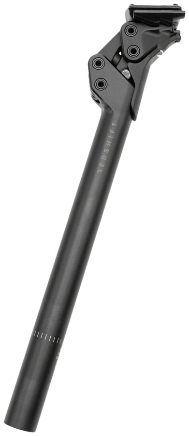 Redshift Sports ShockStop Pro Race Suspension Seatpost - 27.2 x 350mm 20mm Travel Aluminum BLK Redshift Sports ShockStop Pro Race Suspension Seatpost - 27.2 x 350mm 20mm Travel Aluminum BLK