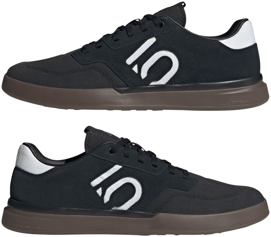Five Ten Sleuth Canvas Flat Shoes - Men's, Core Black/FTWR White - Image 4