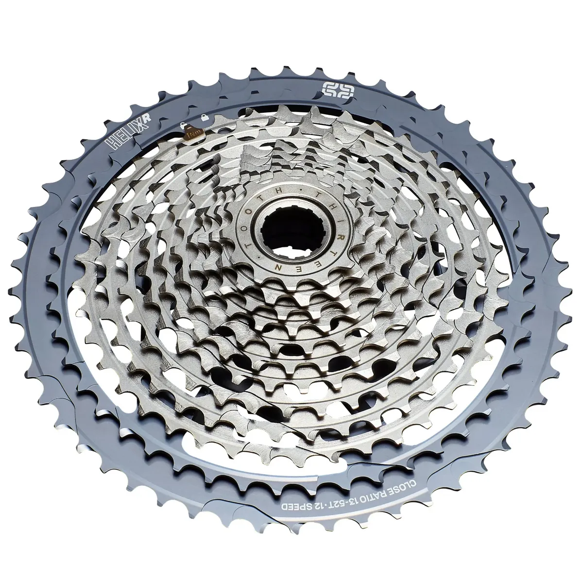 E*thirteen Helix Race 12sp Cassette 13-52t - Gray  