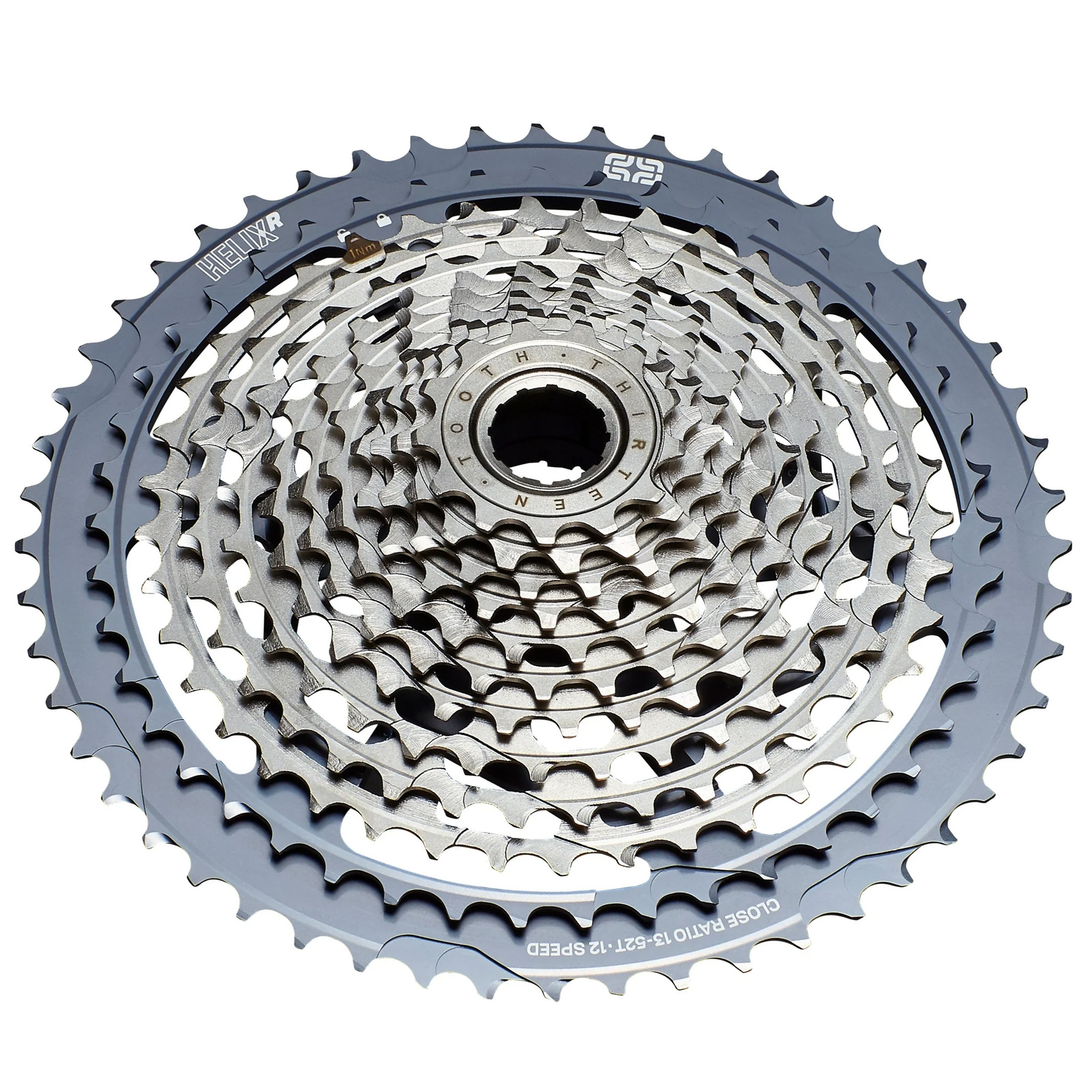 E*thirteen Helix Race 12sp Cassette 13-52t - Gray  
