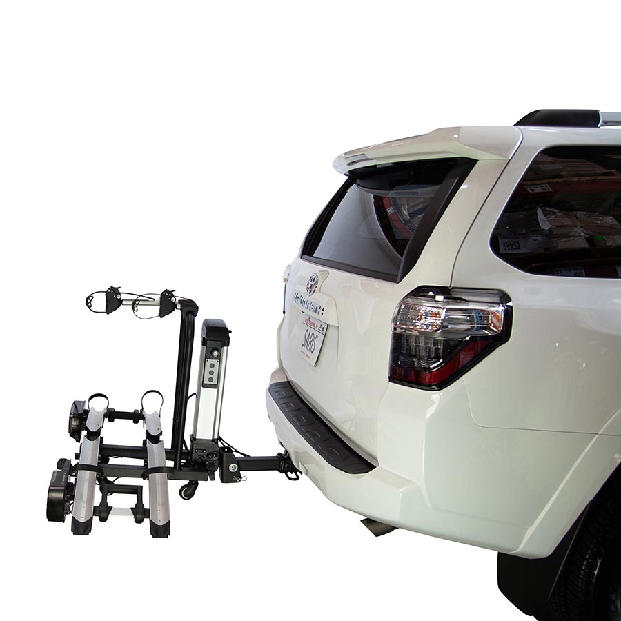 Saris Door County Hitch Mount Rack 2'' Bikes: 2 Max weight per bike: 60 lb Saris Door County Hitch Mount Rack 2'' Bikes: 2 Max weight per bike: 60 lb