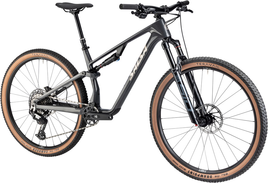 Salsa Spearfish C Eagle 90 Bike - 29" Carbon Graphite Gray - Image 2