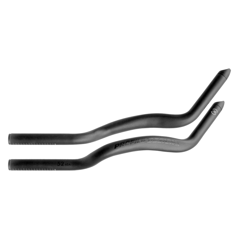 Profile design 52 ASA Aerobar Extensions 22.2 400mm 137mm 52° Black Extensions Alloy