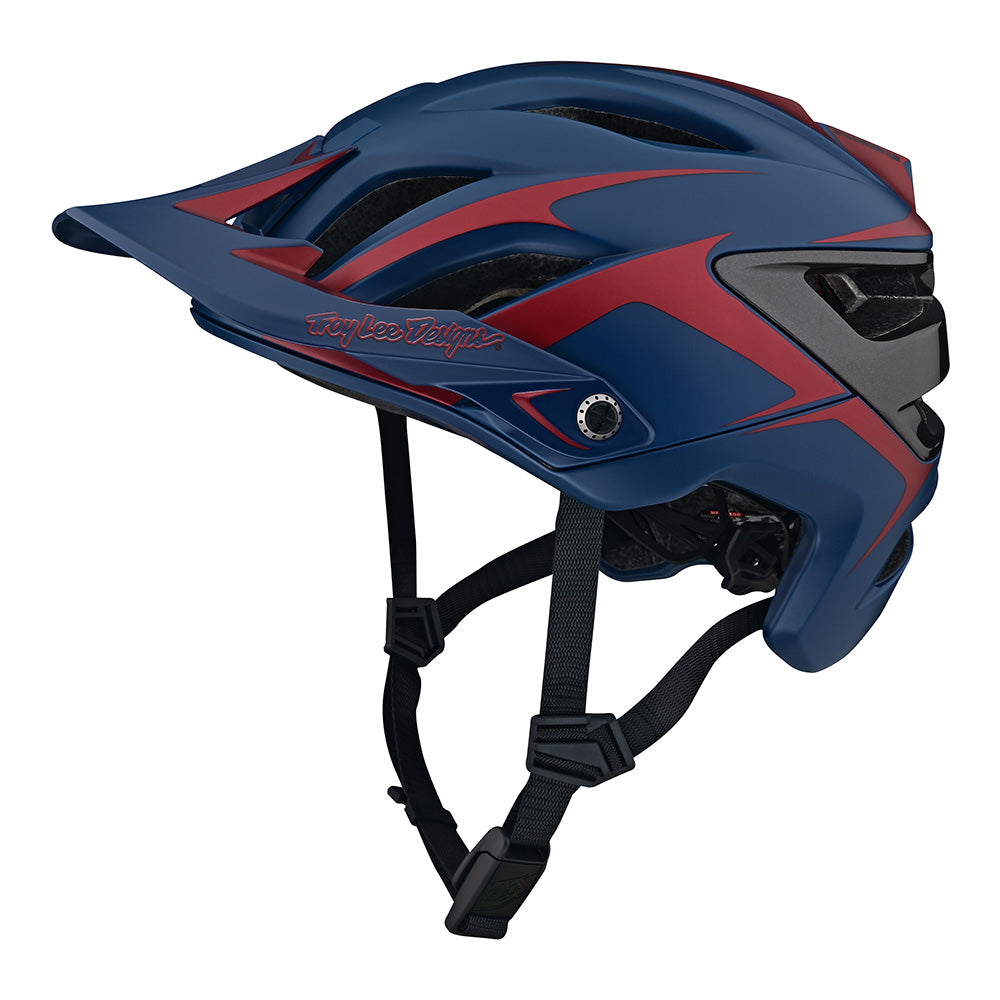 A3 Helmet Fang Dk Blue / Burgundy - Image 3