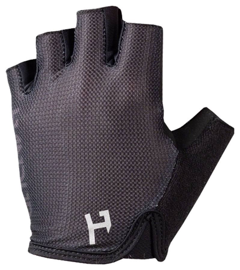 Handup Shorties Gloves - Solid Black, Short Finger