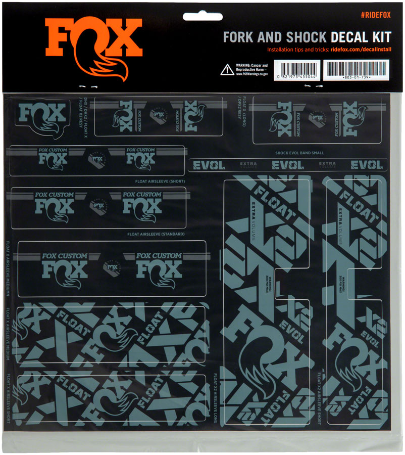 FOX Fork and Shock Decal Kit - Image 19