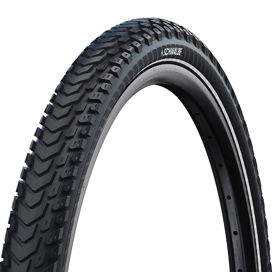 Schwalbe Marathon Mondial Hybrid Tire 28x1.50 Wire Clincher Addix RaceGuard 67TPI Black variant 2