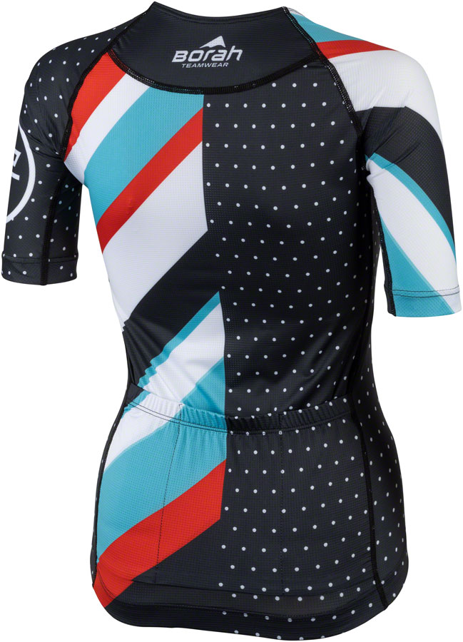 Teravail Waypoint Women's Jersey - Black White Blue Red - Image 2