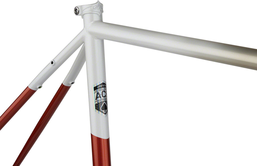 All-City Cosmic Stallion Frameset - 650b/700c, Steel, Toasted Marshmallow - Image 3