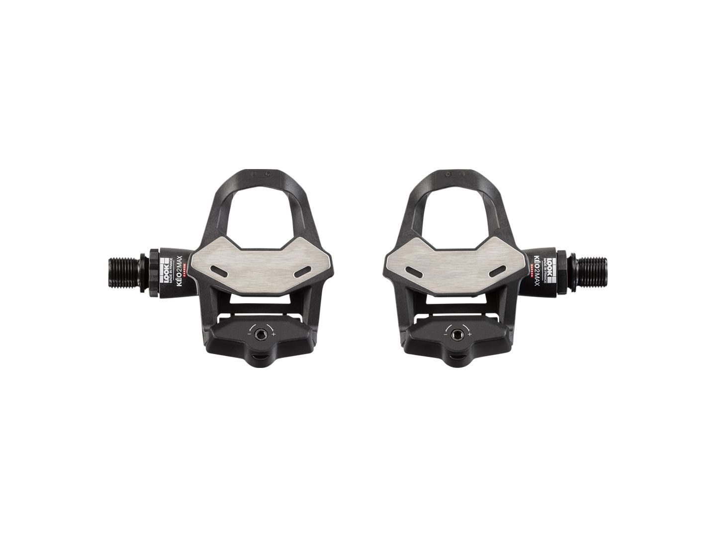 LOOK KEO 2 MAX CARBON Pedals - Single Sided Clipless Chromoly 9/16" Black variant 1