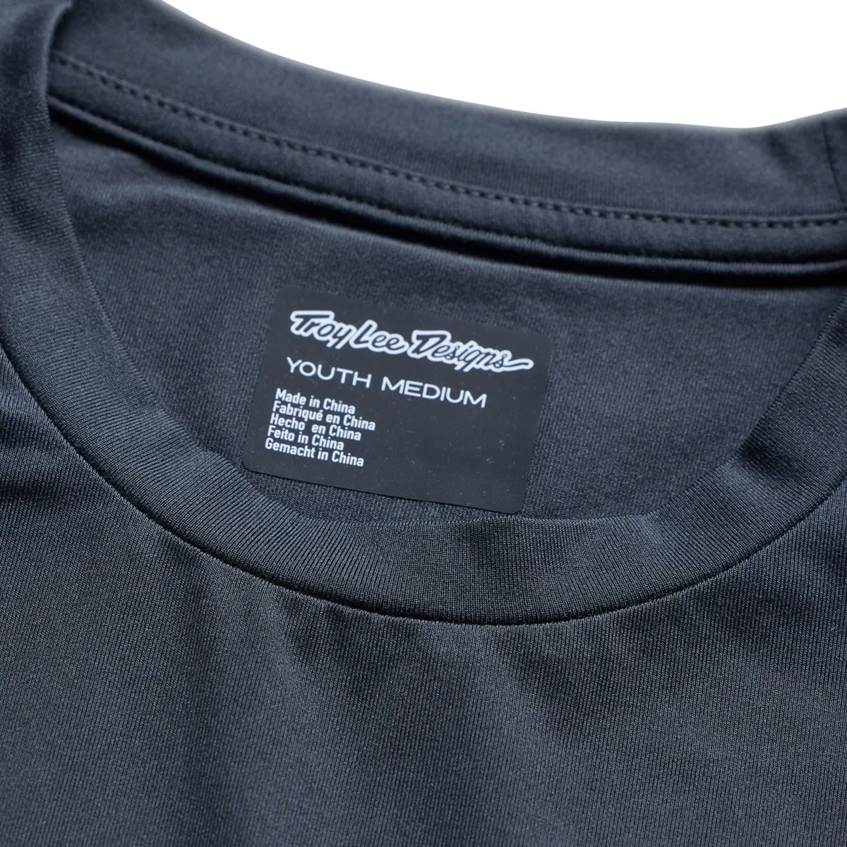 Youth Ruckus Ride LS Tee Pressed Carbon - Image 4