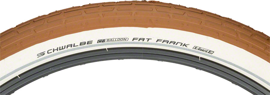 Schwalbe Fat Frank Tire - 26 x 2.35 Clincher Wire Brown/White Active Line