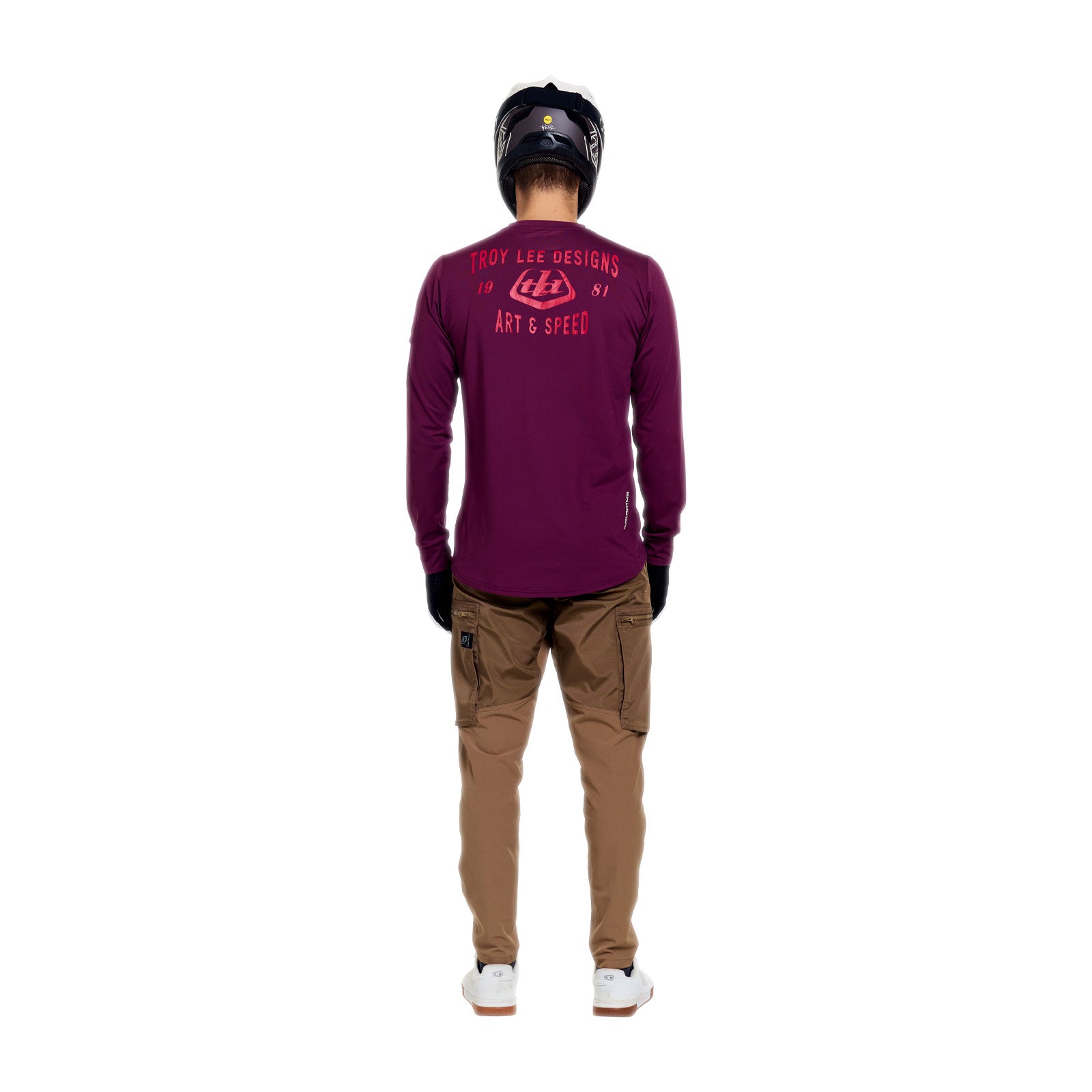 Ruckus Ride LS Tee Lockdown Sangria - Image 11