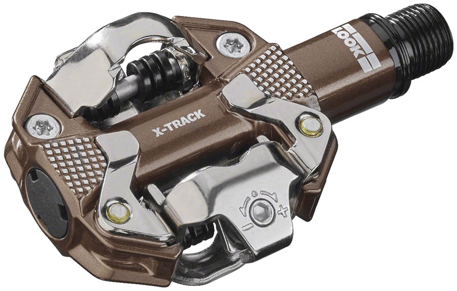 LOOK X-TRACK Pedals - Dual Sided Clipless, Chromoly, 9/16" variant 2