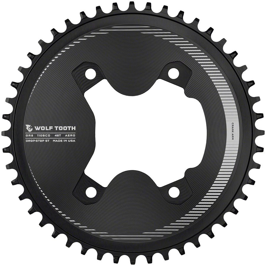 Wolf Tooth Aero 110 Asymmetric BCD Chainring - Shimano GRX 800