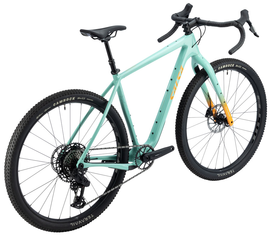 Salsa Cutthroat C Apex S1000 AXS Transmission Bike - 29" Carbon Spearmint Green - Image 3