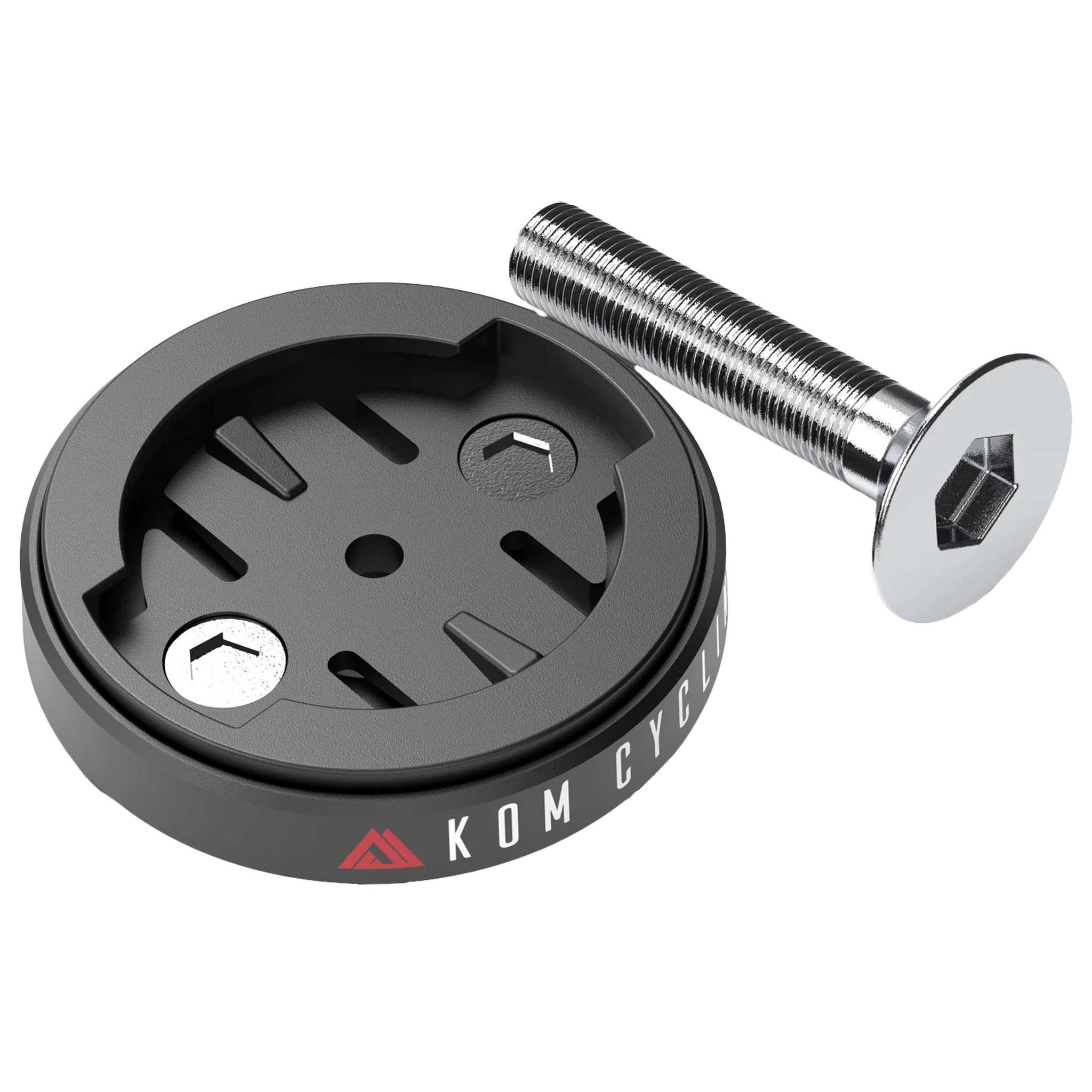 KOM Cycling Top Cap Mount Black KOM Cycling Top Cap Mount Black