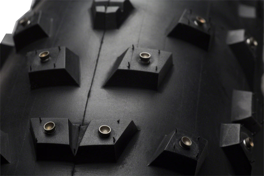 45NRTH Wrathchild Studded Fat Bike Tire - Tubeless Folding Black 120 TPI, XL Concave Carbide Aluminum Studs - Image 4