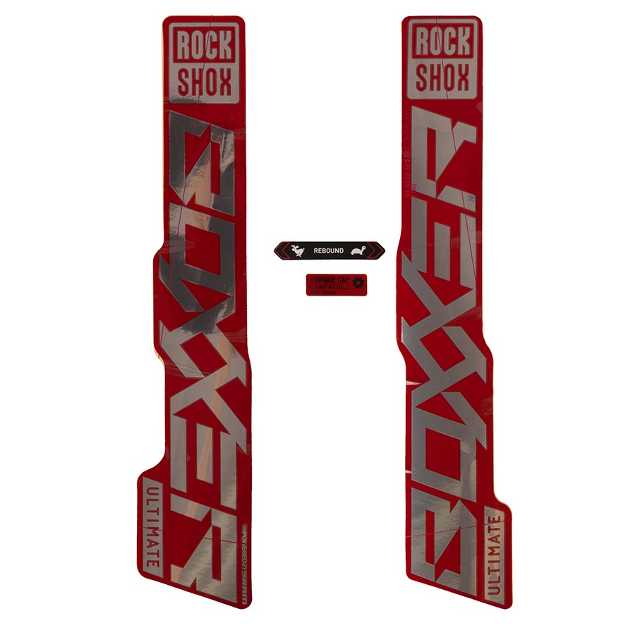 RockShox BoXXer Ultimate Decal Kit - Gloss Polar variant 2
